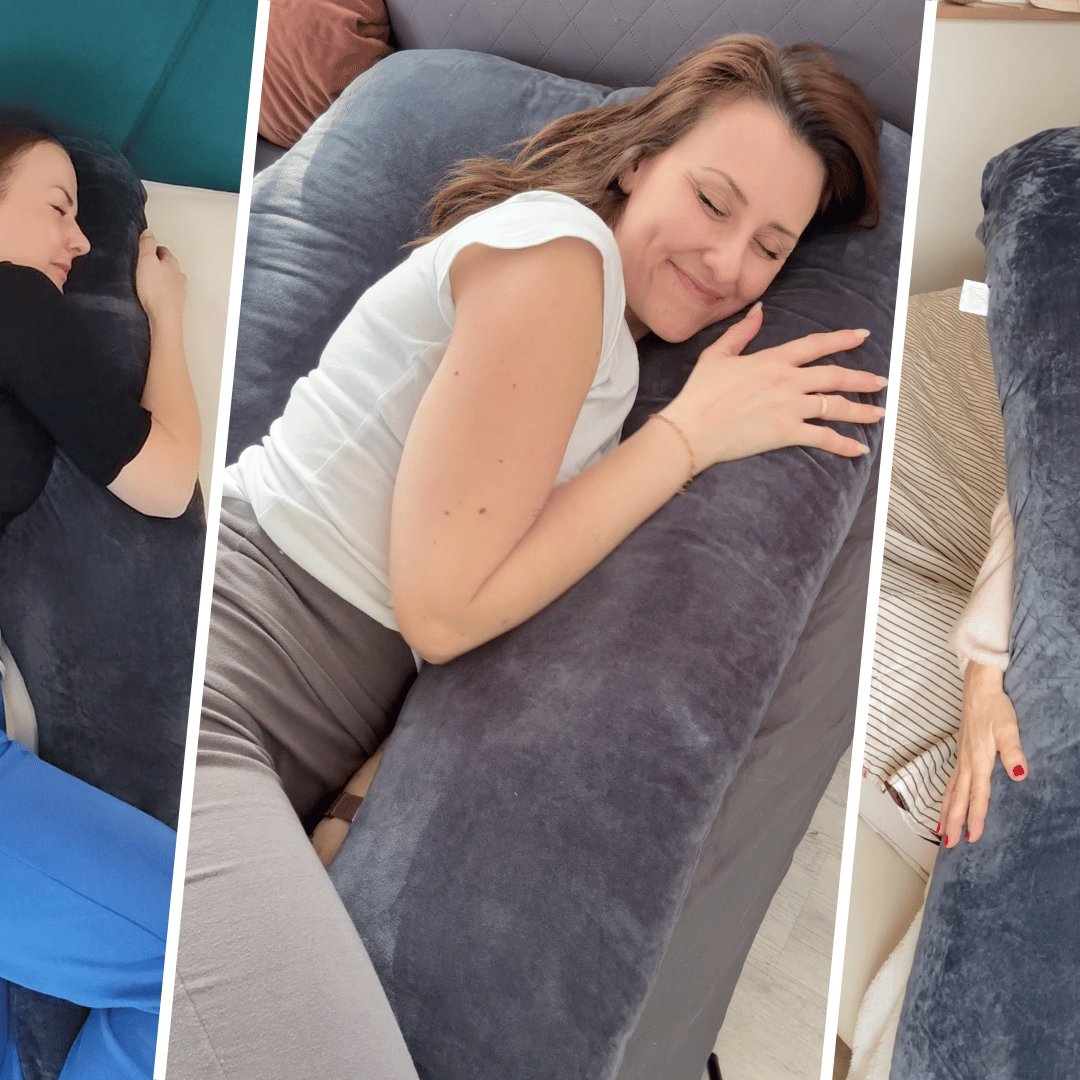 situation — ComfortCurve® Seitenschläferkissen – Ergonomisches U-Kissen für die Seitenlage