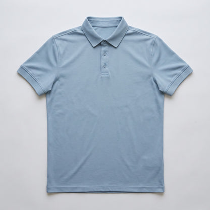 Levano Komfort-Poloshirt in Hellblau