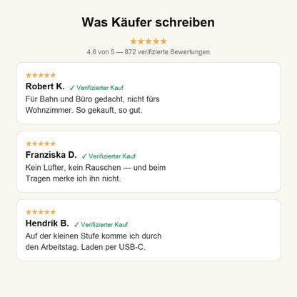 Kundenstimmen zum IonoBreeze