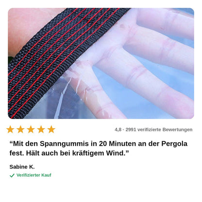 avis — KlarSchutz™ Transparente Plane mit Metallösen – Wasserdicht & UV-beständig