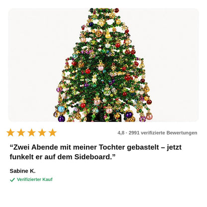 avis — Perlenzauber™ – Perlen-Weihnachtsbaum zum Selberbasteln mit Engel