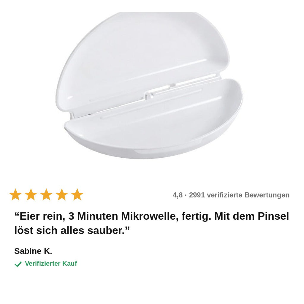 avis — 2-in-1 Mikrowellen-Omelett- & Eierkocher – Frühstück in 3 Minuten, ganz ohne Pfanne