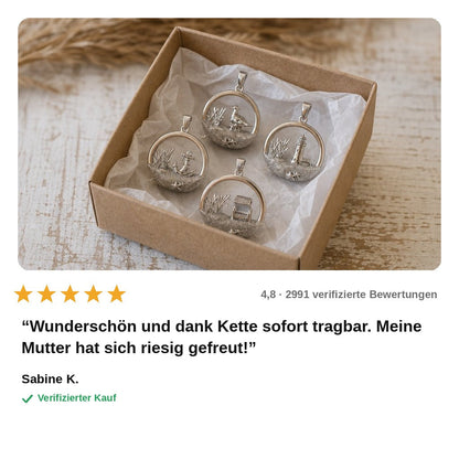 avis — Küstenlicht™ – Leuchtturm-Anhänger mit Düne