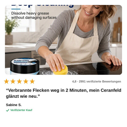 avis — GlanzCera™ Ceranfeld-Reinigungspaste 80 g + Schwamm