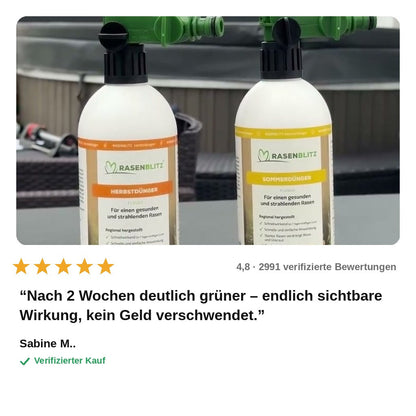 avis — RasenVital™ Flüssiger Sommerdünger – Für Sichtbar Grüneren Rasen