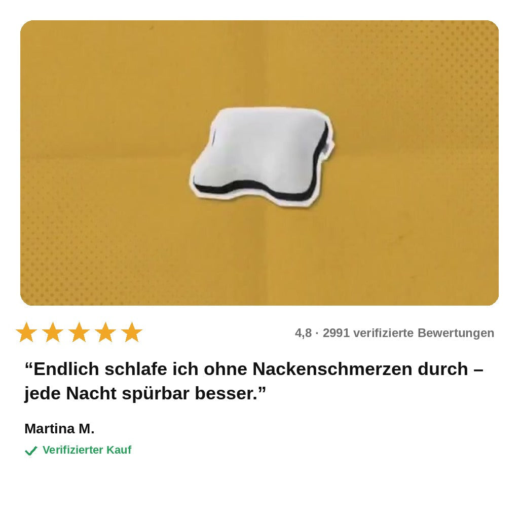 avis — Ergonomisches Nackenkissen – Erholsamer Schlaf ohne Verspannungen