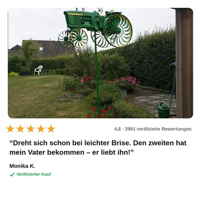 avis — Traktor-Windspiel für den Garten