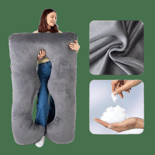 packshot — ComfortCurve® Seitenschläferkissen – Ergonomisches U-Kissen für die Seitenlage