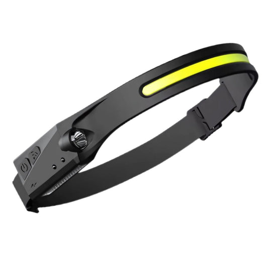 Wiederaufladbare LED-Stirnlampe, 230°-Lichtband