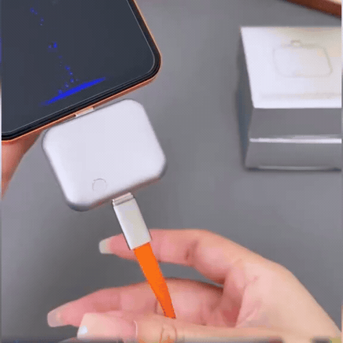 Mini USB-C Powerbank – Taschenformat, ohne Kabel