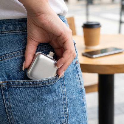 Mini USB-C Powerbank – Taschenformat, ohne Kabel