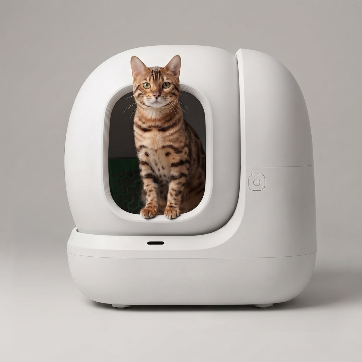 CleanSphere Pro Selbstreinigende Katzentoilette – Packshot