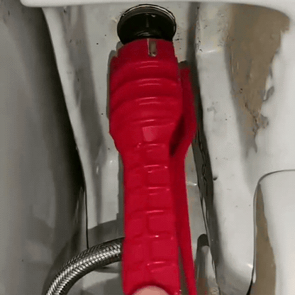 SpülFix im Einsatz unter dem Waschbecken