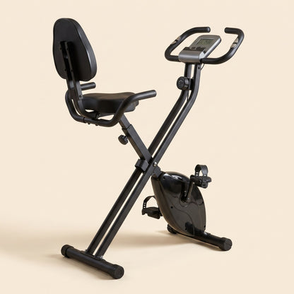 VeloFold Pro – klappbarer Magnet-Heimtrainer in Mattschwarz, Produktansicht