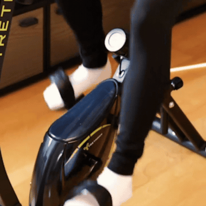 VeloFold Pro im Einsatz: flüsterleises Treten mit Magnetbremse