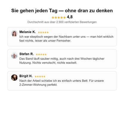 WalkFlow™ Faltbares Laufband