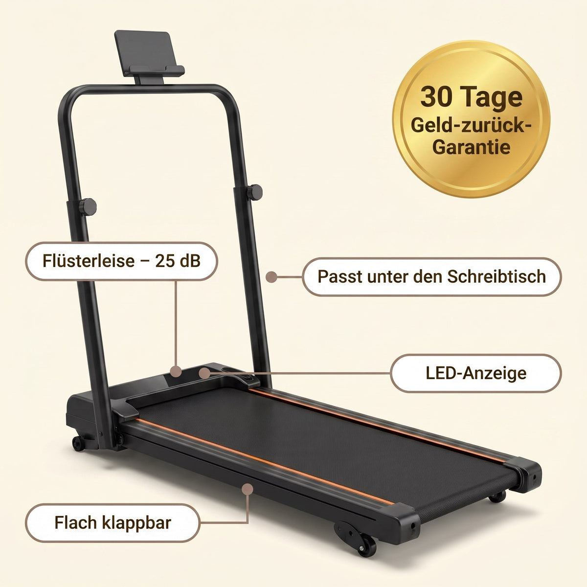 WalkFlow™ Faltbares Laufband