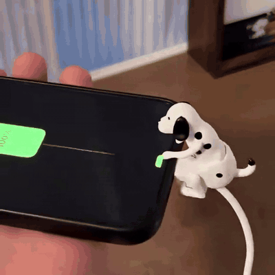 gif — DalmoHug™ – Dalmatiner USB-C Ladekabel mit Wackel-Effekt