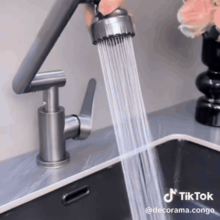 gif — FlexStrahl™ 1080° Schwenkarmatur – Waschtischarmatur mit Gelenkarm & 2 Strahlarten