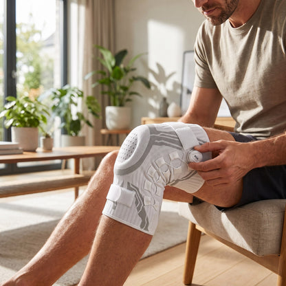 Kniebandage mit Drehverschluss & Kompression