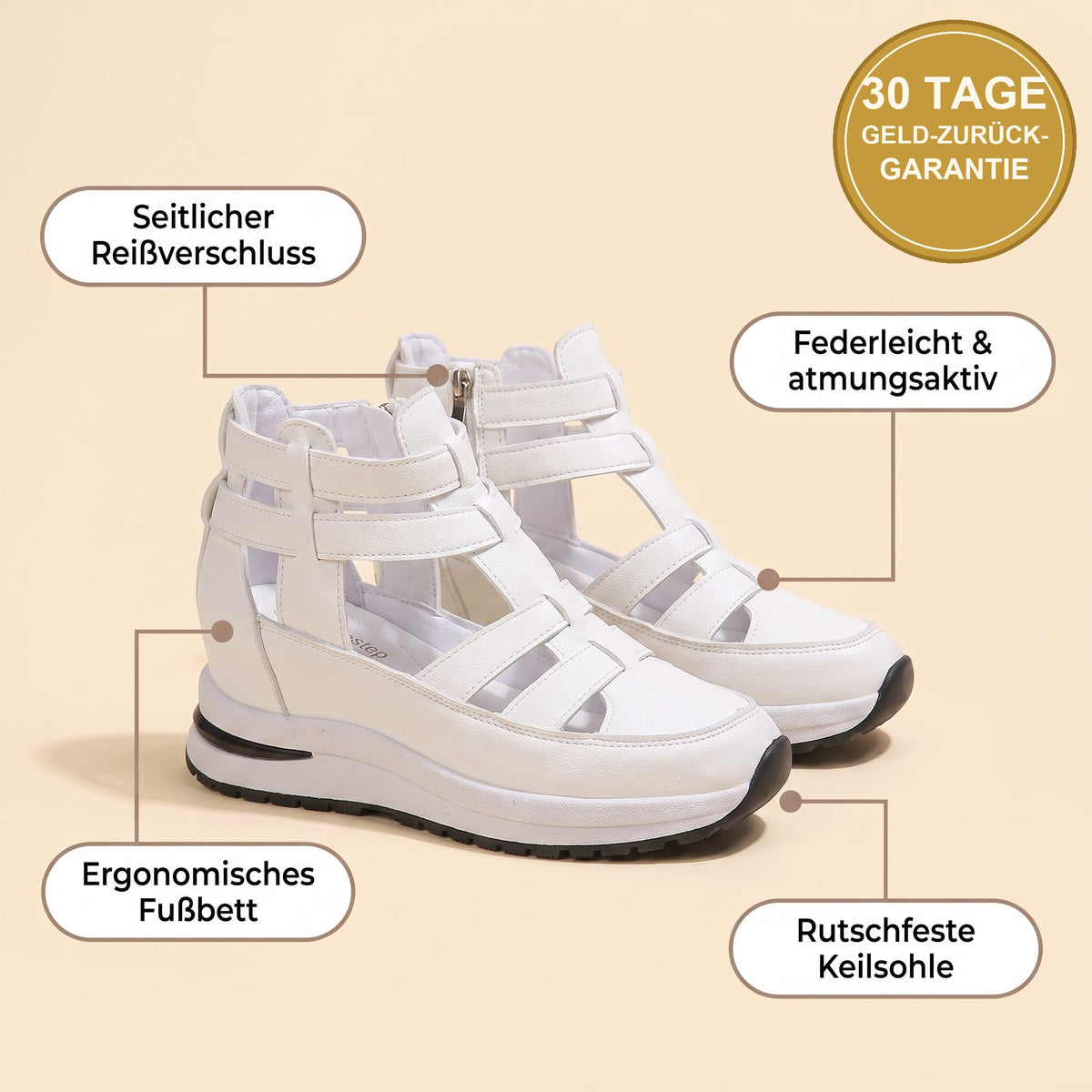 LunaStep™ Vorteile auf einen Blick — 30 Tage Geld-zurück-Garantie