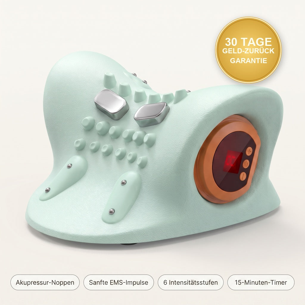 Akupressur-Noppen, EMS-Impulse, 6 Stufen, 15-Minuten-Timer