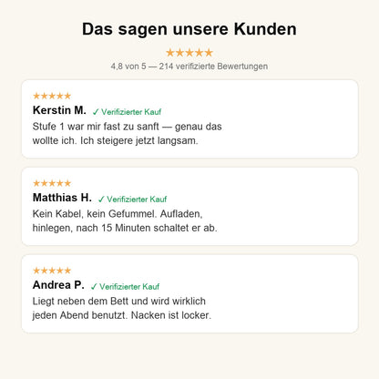 Kundenbewertungen zum NackenFlow
