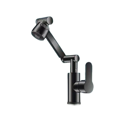 couleur Schwarz — FlexStrahl™ 1080° Schwenkarmatur – Waschtischarmatur mit Gelenkarm & 2 Strahlarten