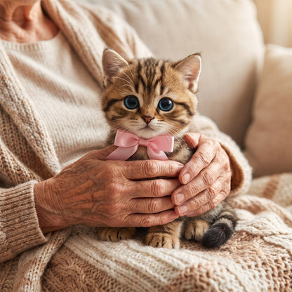 Kletshuts™ PetMate – Interaktive Kuschelkatze (atmet & schnurrt)