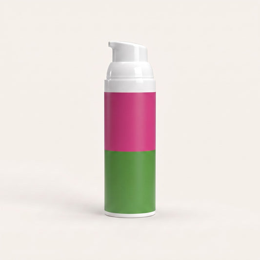 SilkStop Anti-Haarwuchs-Serum 50 ml Airless-Pumpe in Grün und Pink