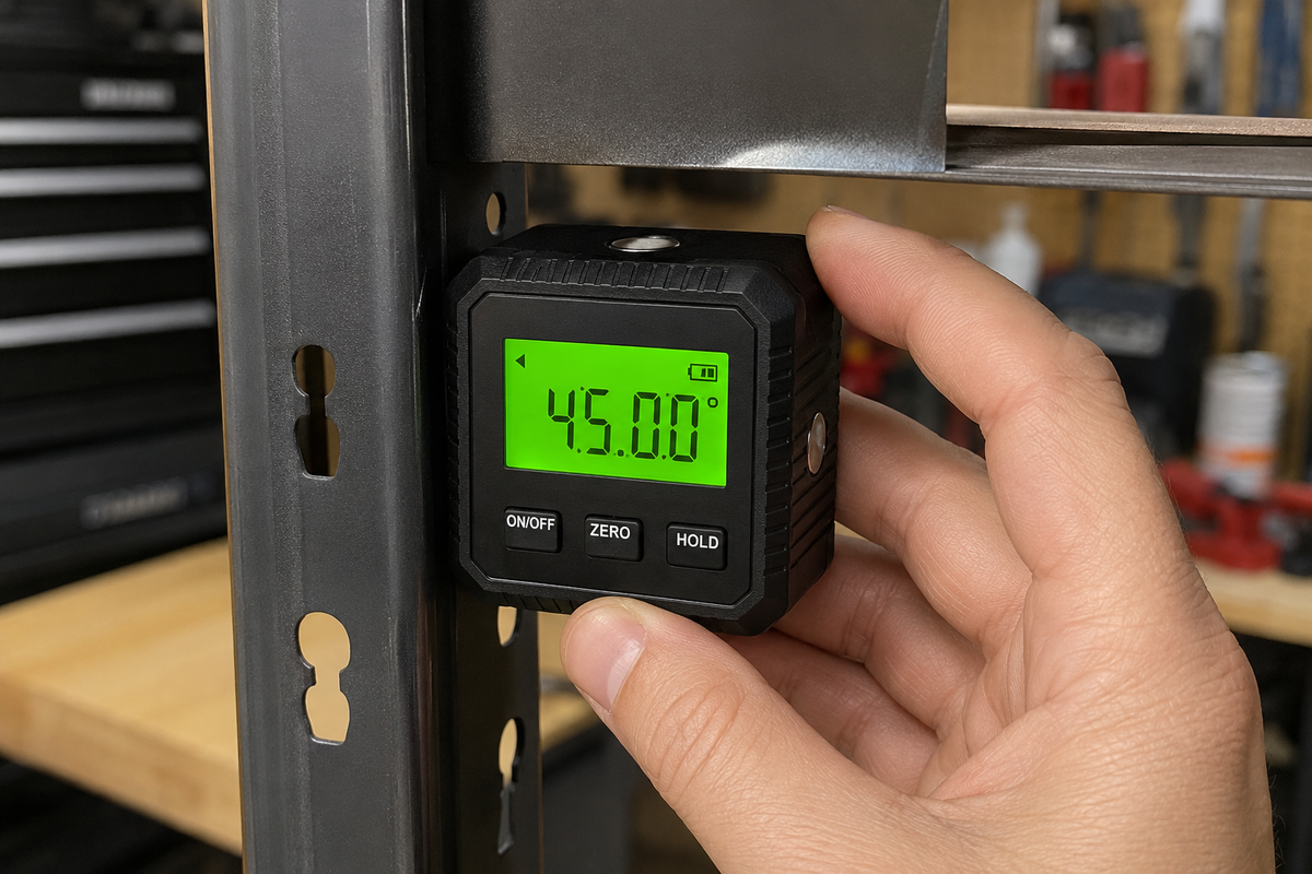 Digitaler Winkelmesser, magnetisch, 4 Magnetflächen