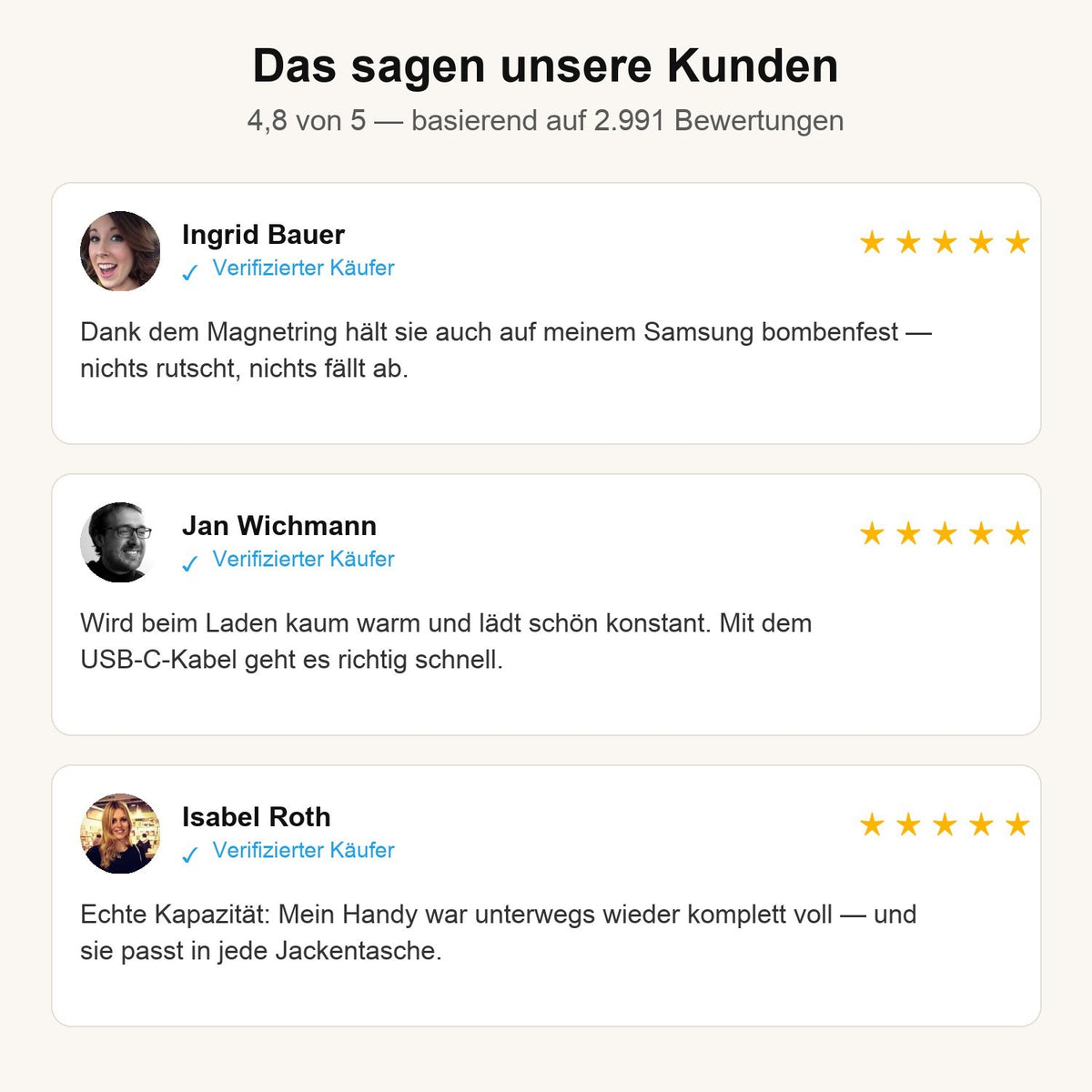 Das sagen unsere Kunden