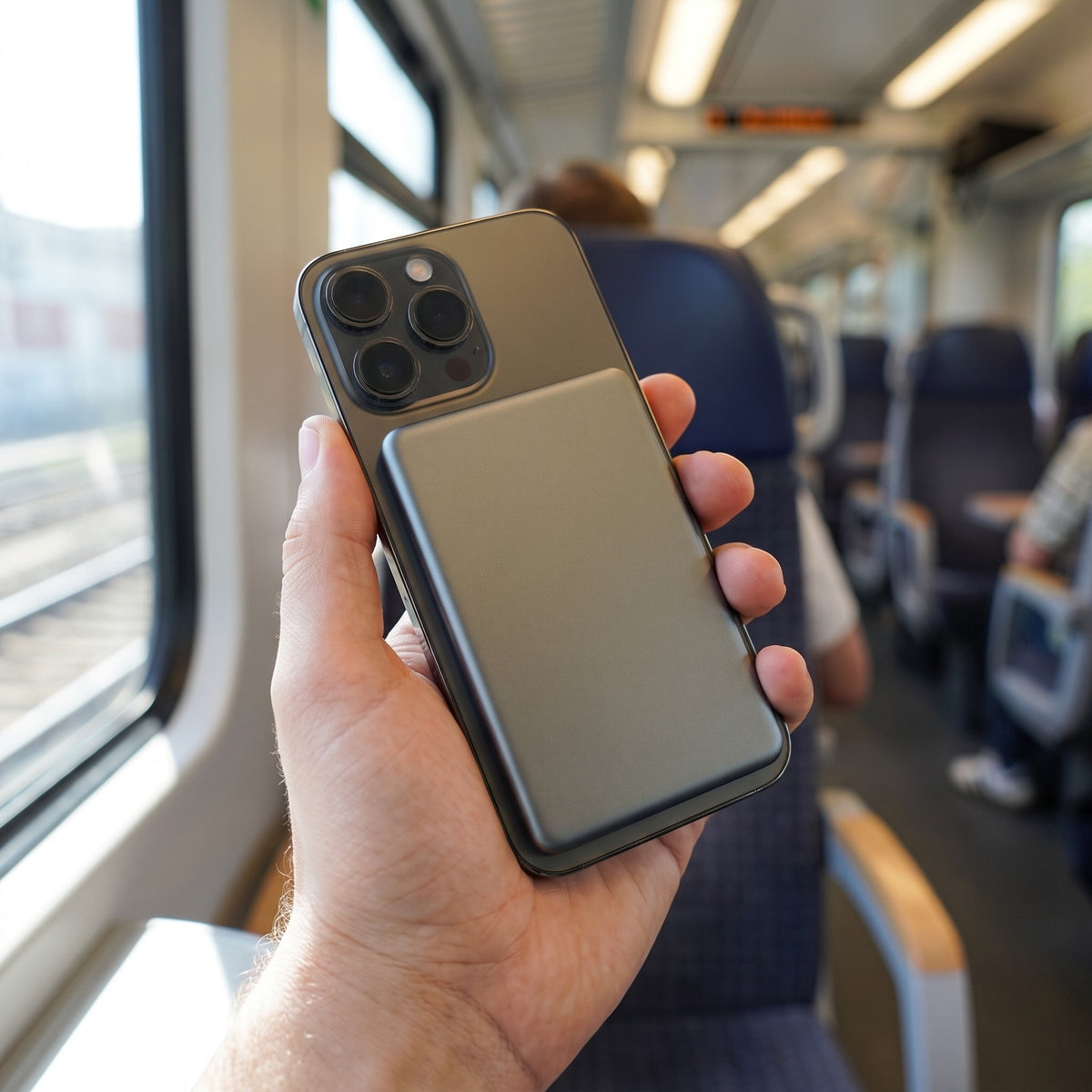 SlimVolt™ unterwegs im Zug