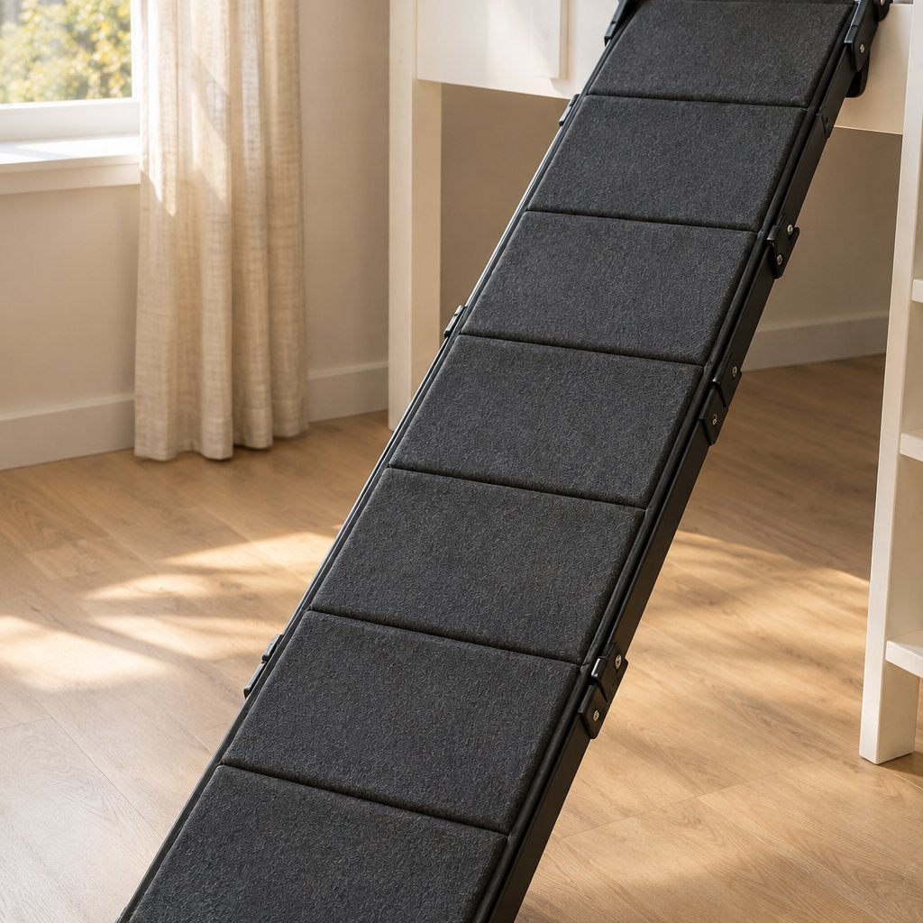 situation — SafeSteig™ Hundetreppe fürs Auto mit Sicherheitsstufe