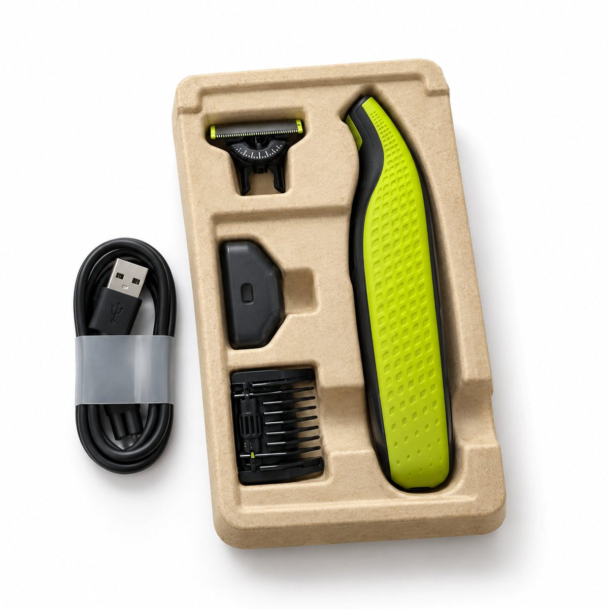 packshot — VeloShave™ – Rasierer & Trimmer für Gesicht, Körper und Intimbereich