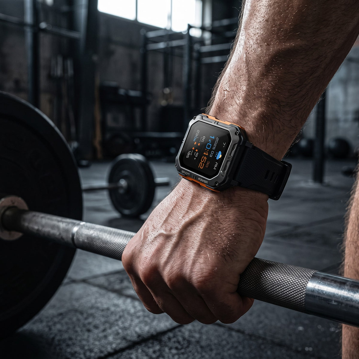 StahlGear™ Unzerstörbare Smartwatch – Stoßfest, Wasserdicht & Militär-Standard
