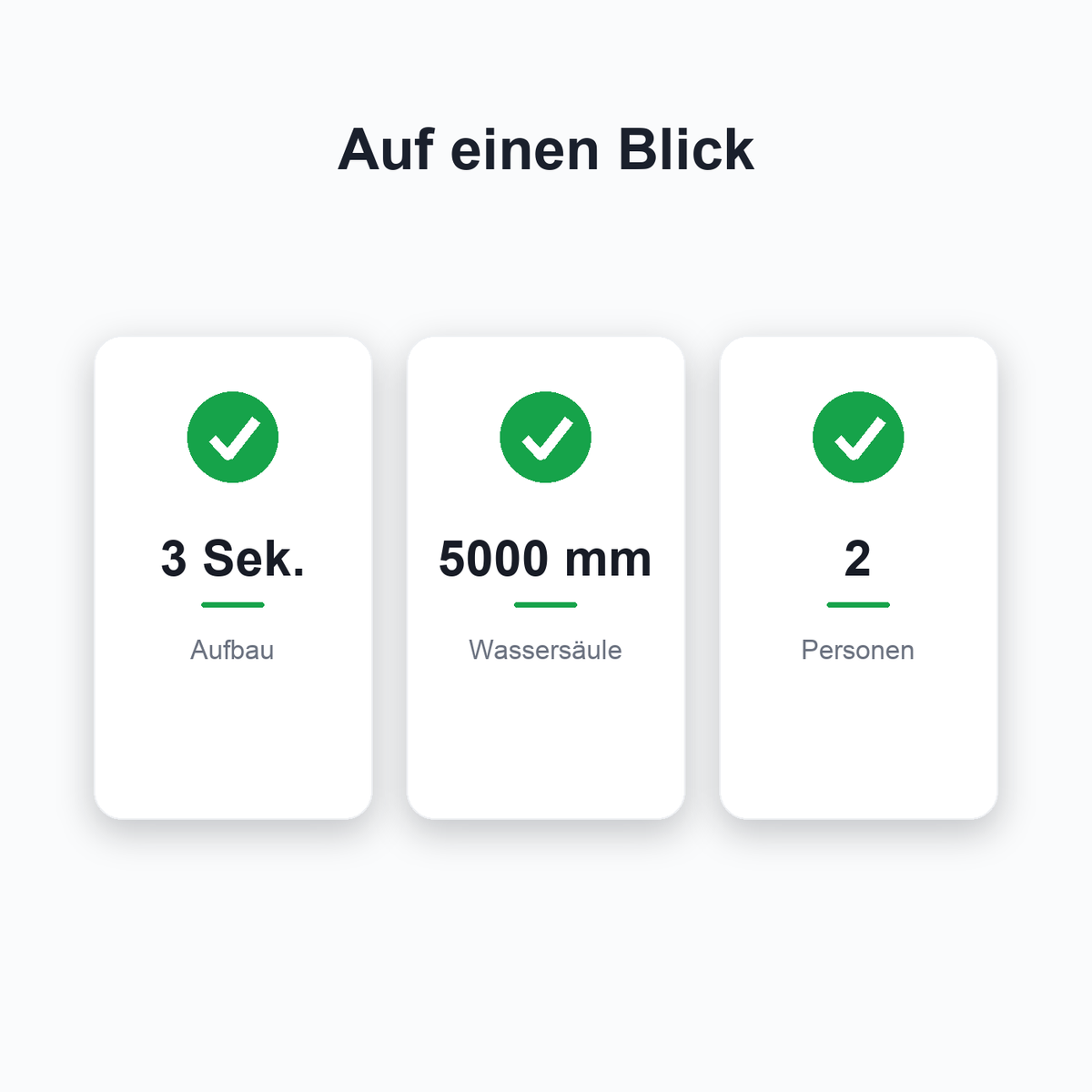 3-Sekunden Wurfzelt – Pop-up Campingzelt für 2 Personen