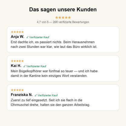 Kundenbewertungen zu KlangSanft