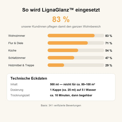 So wird LignaGlanz eingesetzt