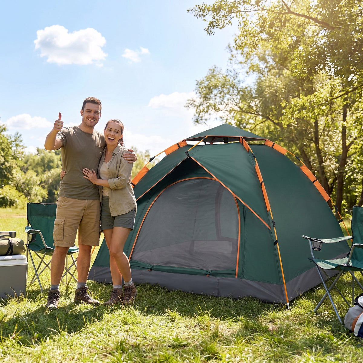 3-Sekunden Wurfzelt – Pop-up Campingzelt für 2 Personen