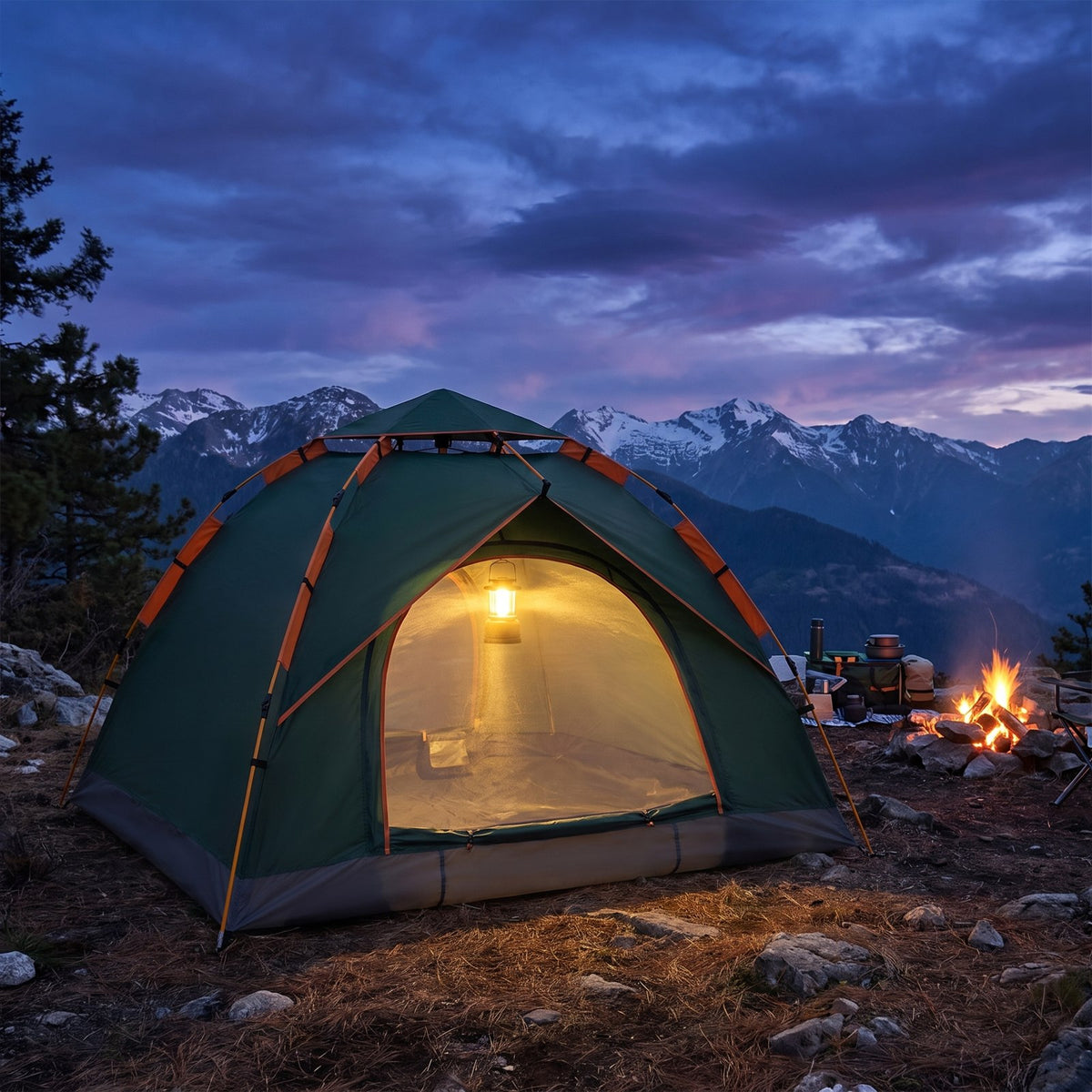 3-Sekunden Wurfzelt – Pop-up Campingzelt für 2 Personen